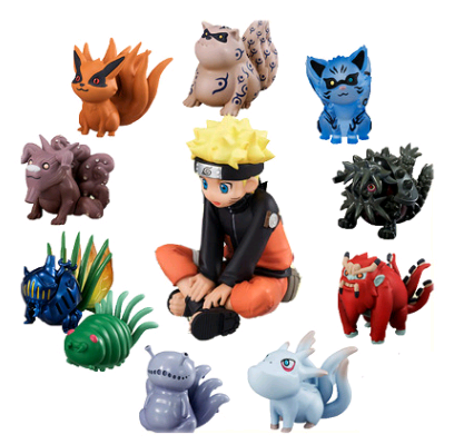 Naruto Action Figure with Nine Tails & Sun Wukong