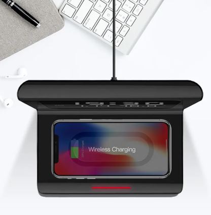 3-in-1 Multifunctional Wireless Charger with Alarm Clock and LED Digital Display