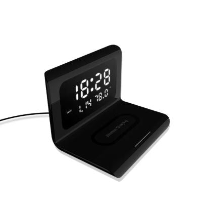 3-in-1 Multifunctional Wireless Charger with Alarm Clock and LED Digital Display