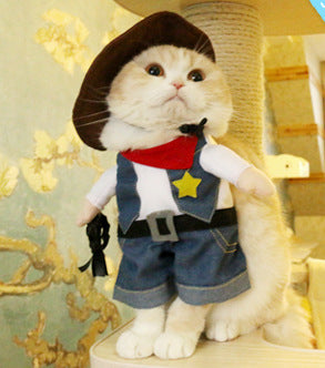 Halloween Pet Costume for Small Dogs with Knife Prop