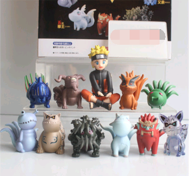 Naruto Action Figure with Nine Tails & Sun Wukong