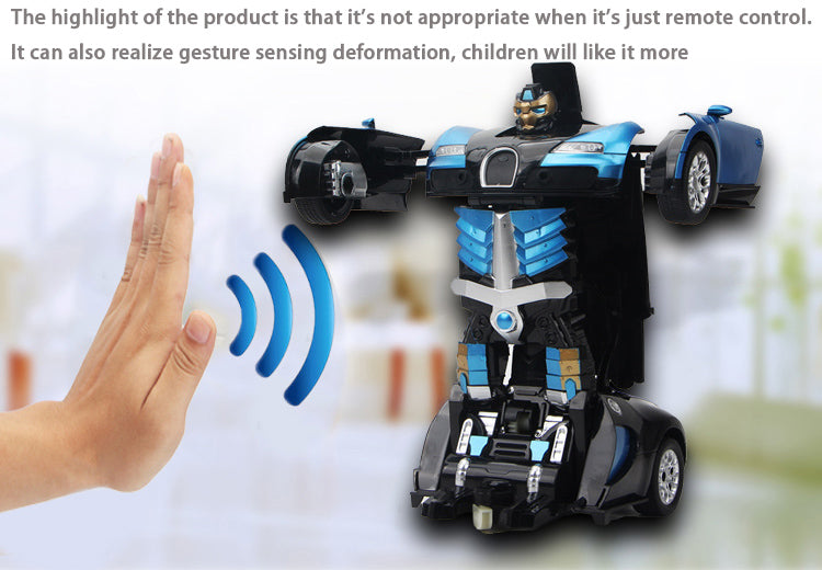 Gesture Sensing Toy Car, Remote Control Transforming Car